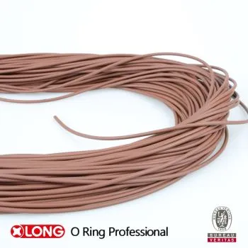 FKM 75 Shore Um Cordão O-ring Marrom